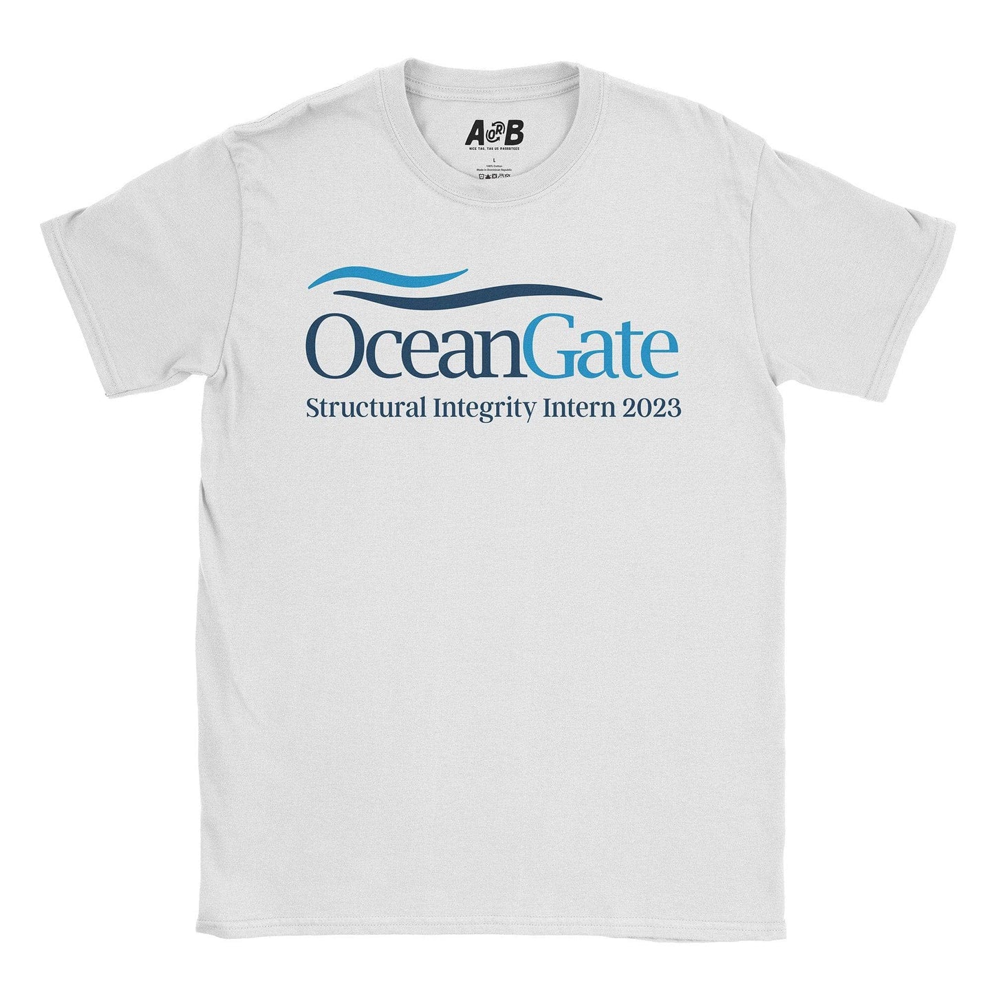 A-or-B-Tees T-Shirt White / S Ocean Gate T-Shirt