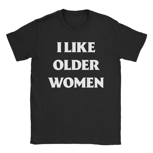 A-or-B-Tees T-Shirt Black / S Older Women T-Shirt