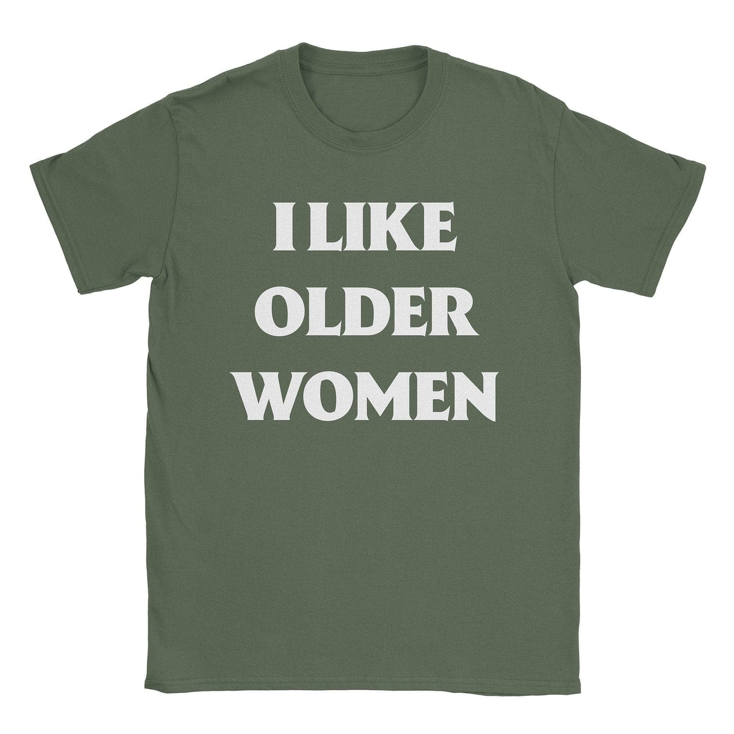 A-or-B-Tees T-Shirt Military Green / S Older Women T-Shirt