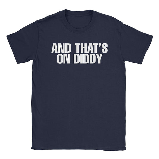 A-or-B-Tees T-Shirt Navy / S On Diddy T-Shirt