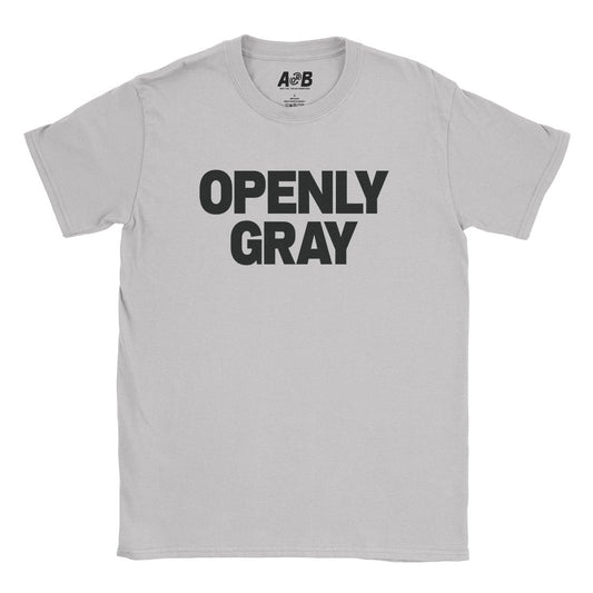 A-or-B-Tees T-Shirt Ice Grey / S Openly Gray T-Shirt