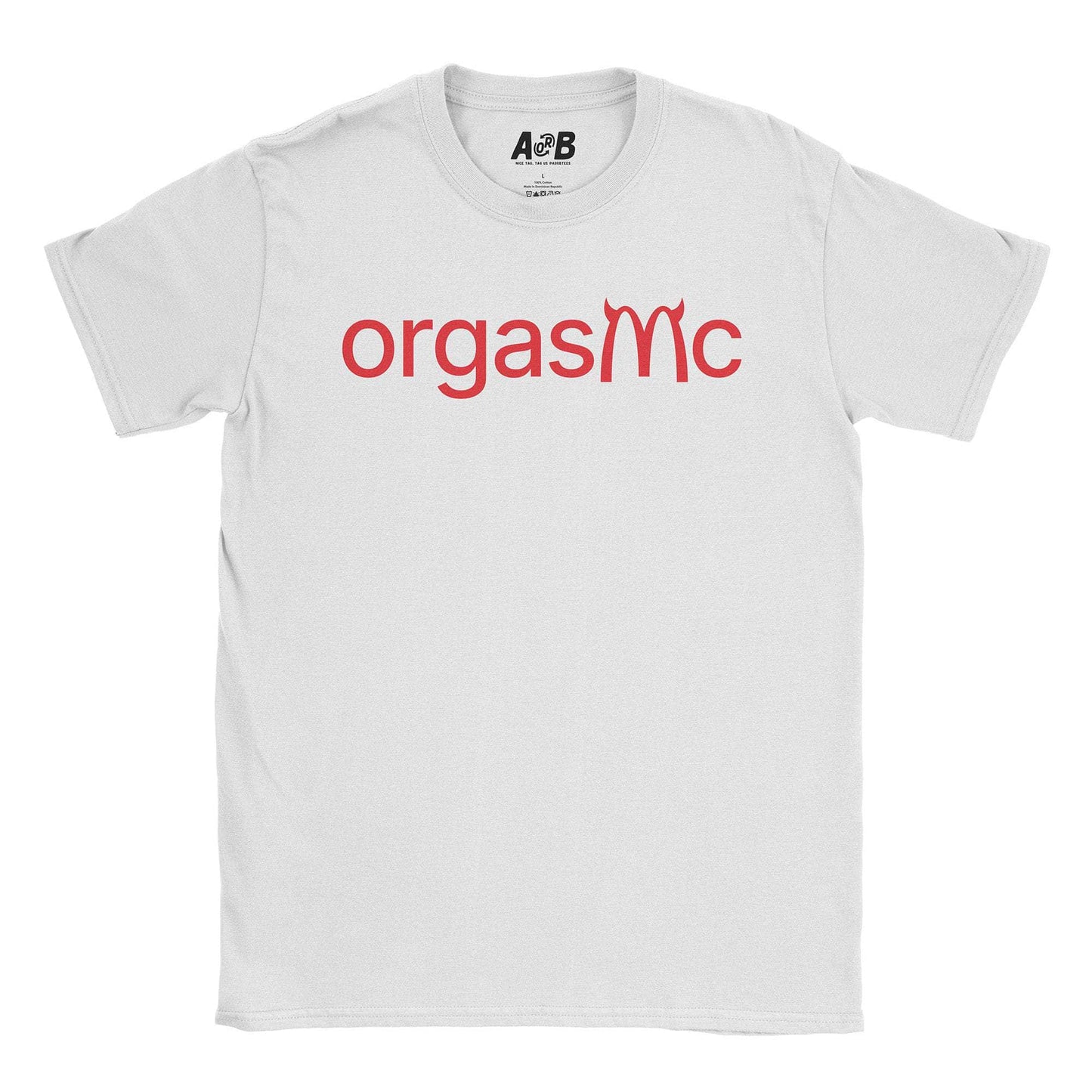 A-or-B-Tees T-Shirt White / S OrgasMc T-Shirt