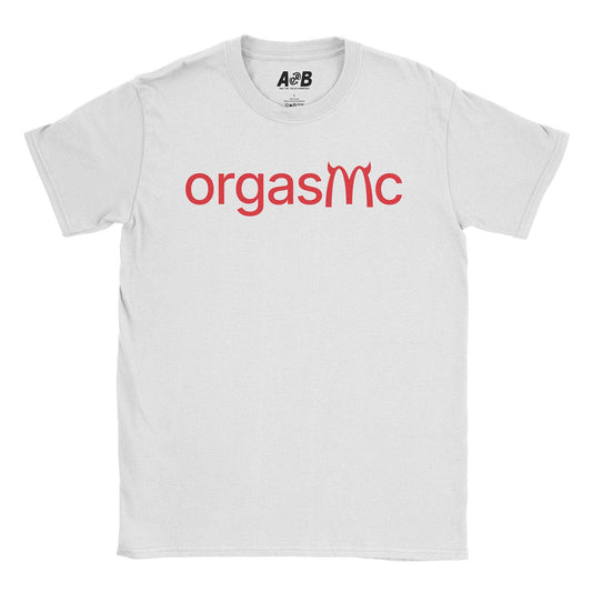 A-or-B-Tees T-Shirt White / S OrgasMc T-Shirt