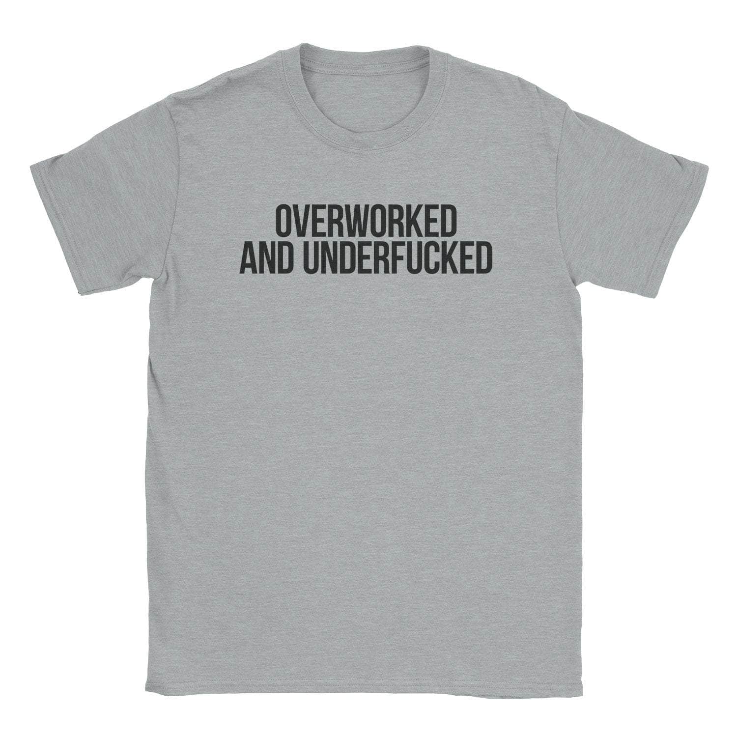A-or-B-Tees T-Shirt Sport Grey / S Overworked T-Shirt