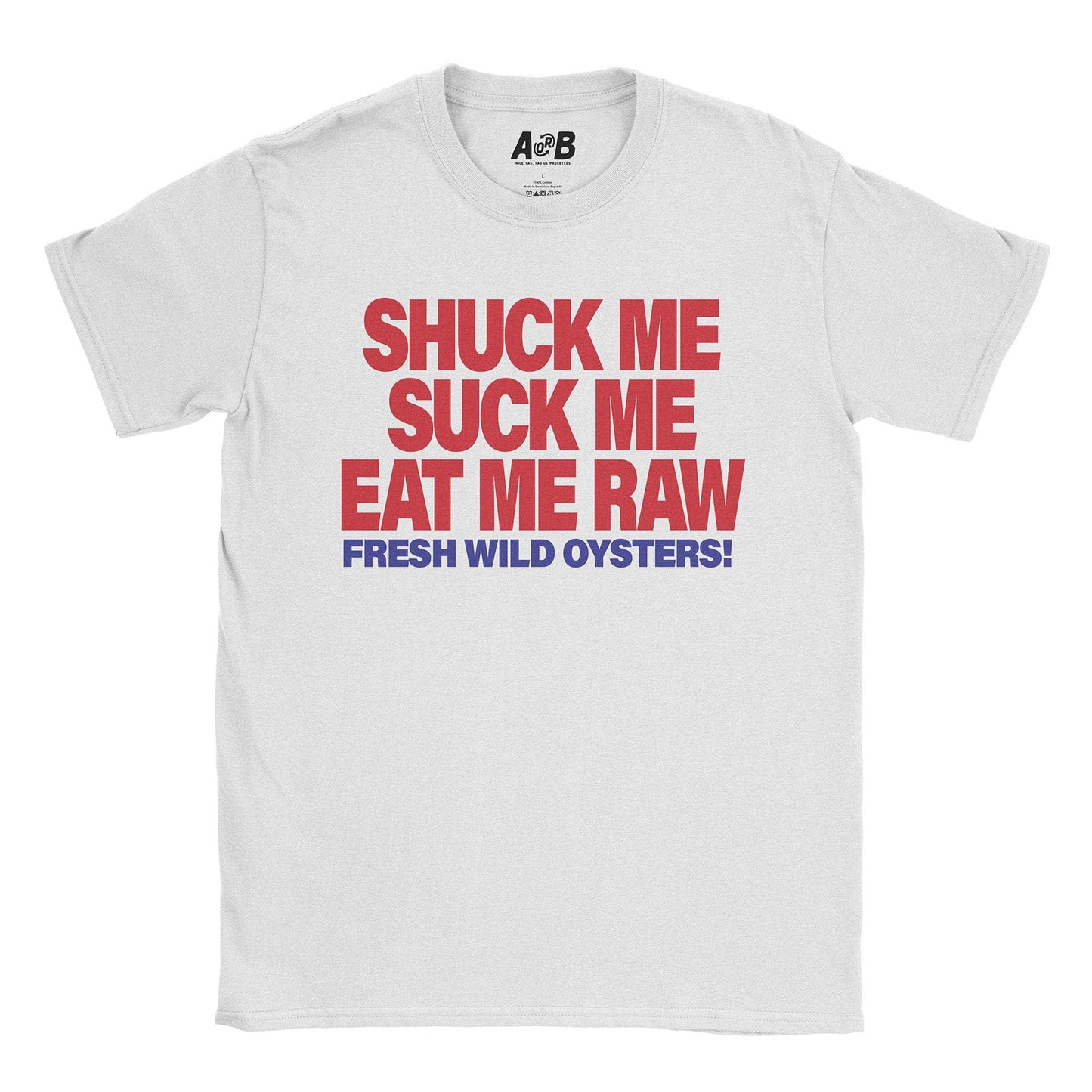 A-or-B-Tees T-Shirt White / S Oysters T-Shirt