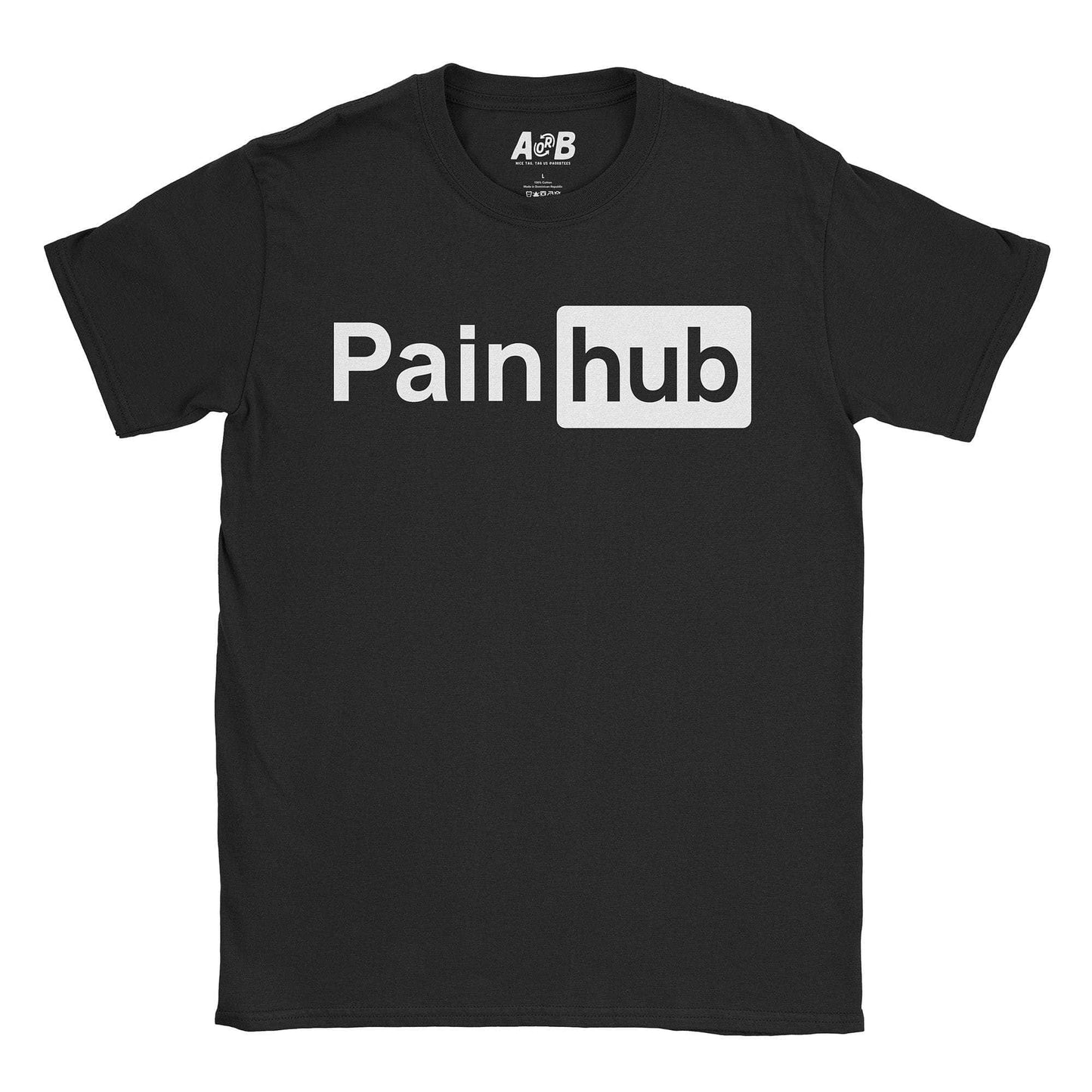 A-or-B-Tees T-Shirt Black / S Pain Hub T-Shirt