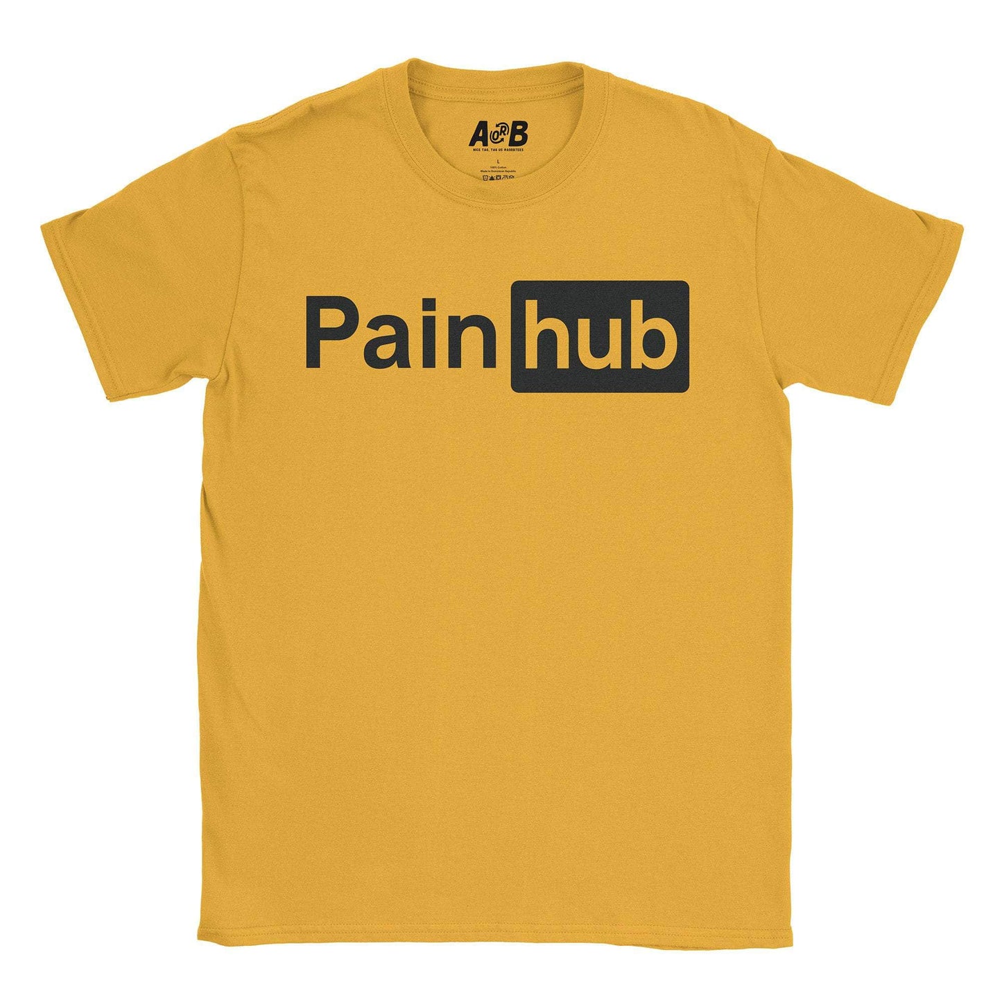 A-or-B-Tees T-Shirt Gold / S Pain Hub T-Shirt