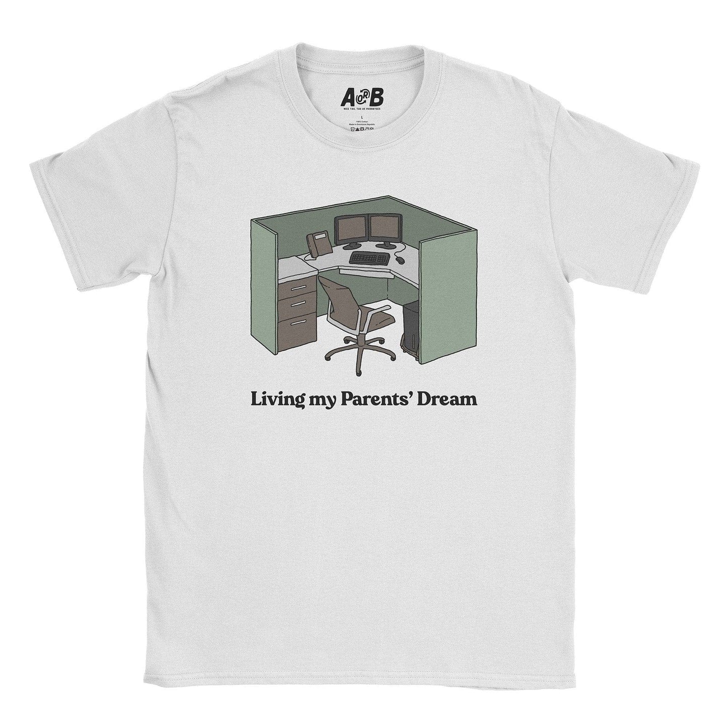 A-or-B-Tees T-Shirt White / S Parents' Dream T-Shirt