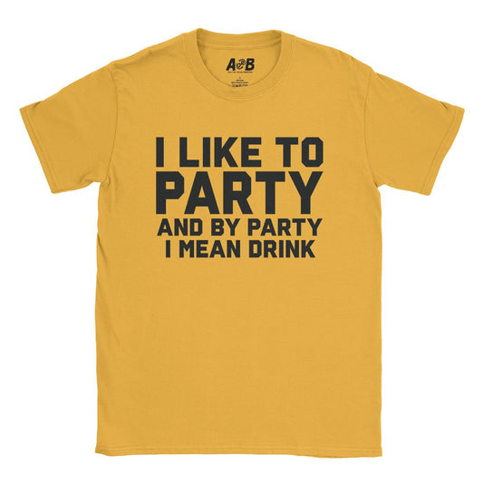 A-or-B-Tees T-Shirt Gold / S Party T-Shirt