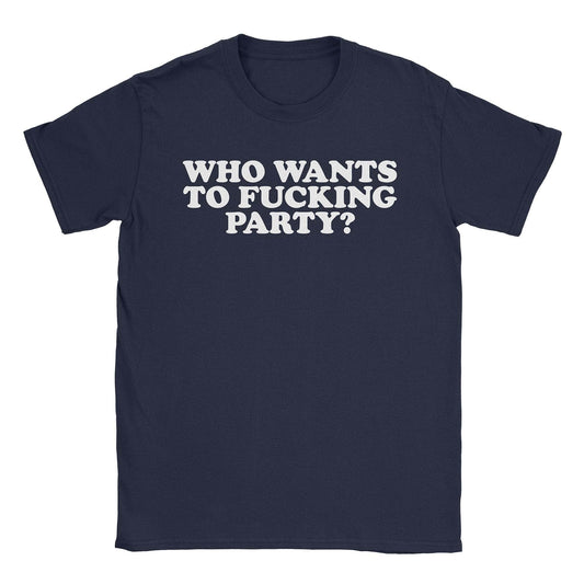 A-or-B-Tees T-Shirt Navy / S Party T-Shirt