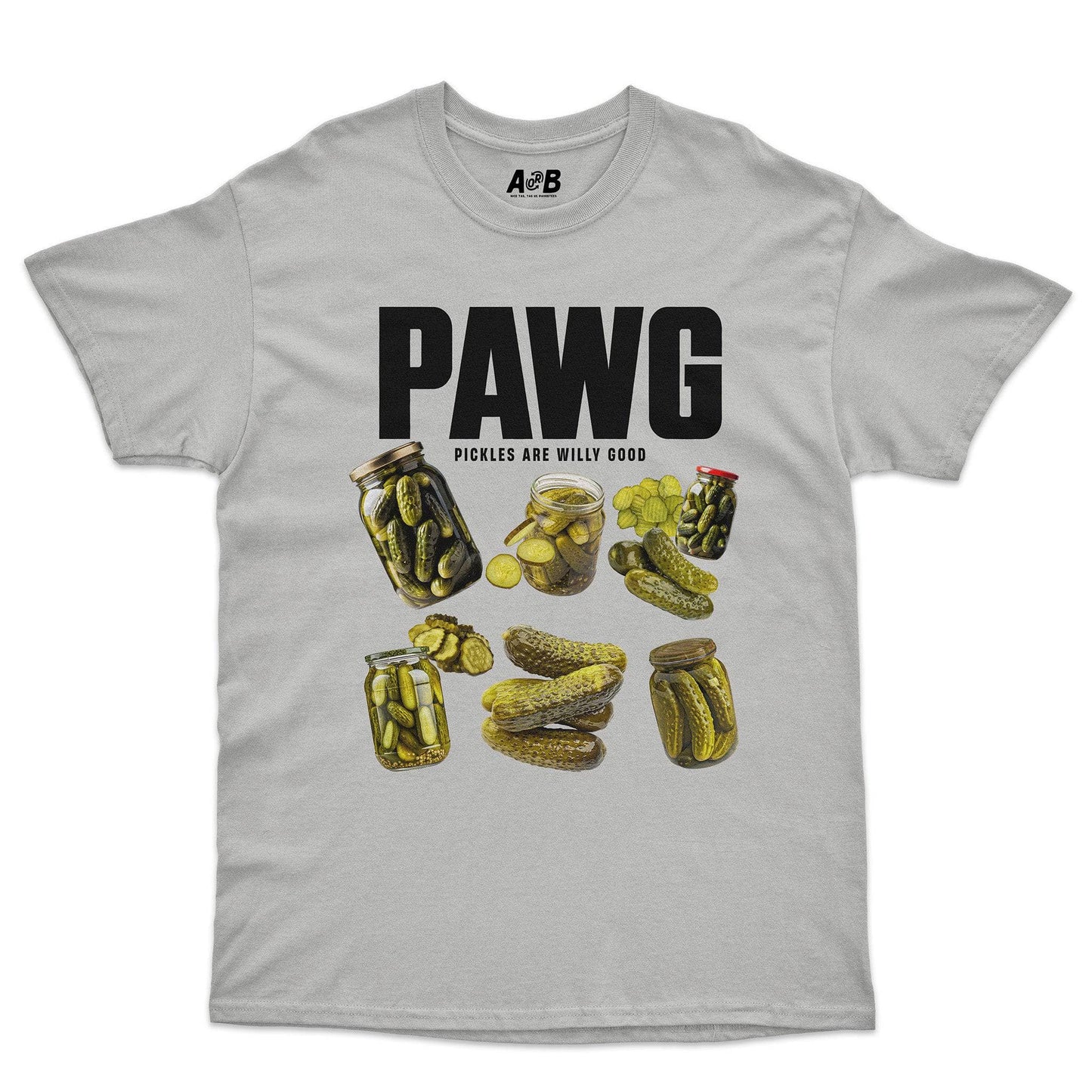 A-or-B-Tees T-Shirt Ice Grey / S PAWG T-Shirt
