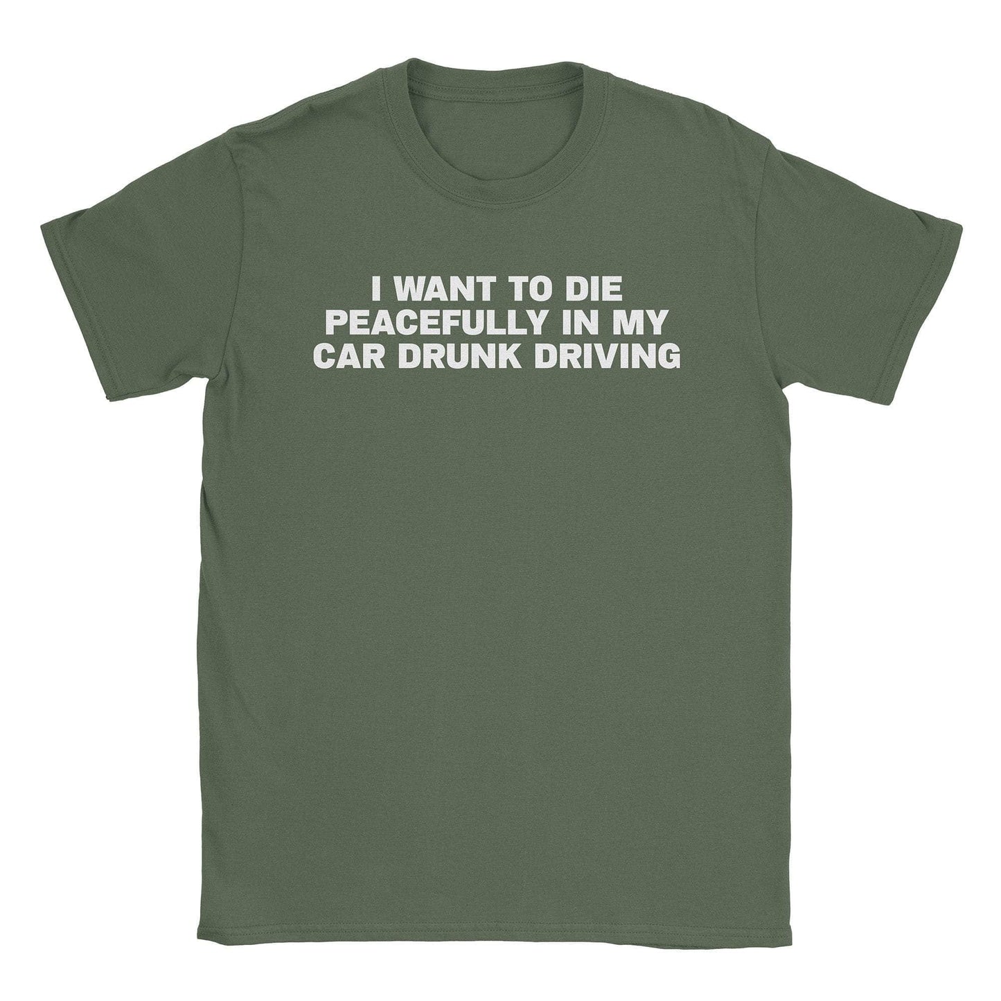 A-or-B-Tees T-Shirt Military Green / S Peaceful Death T-Shirt