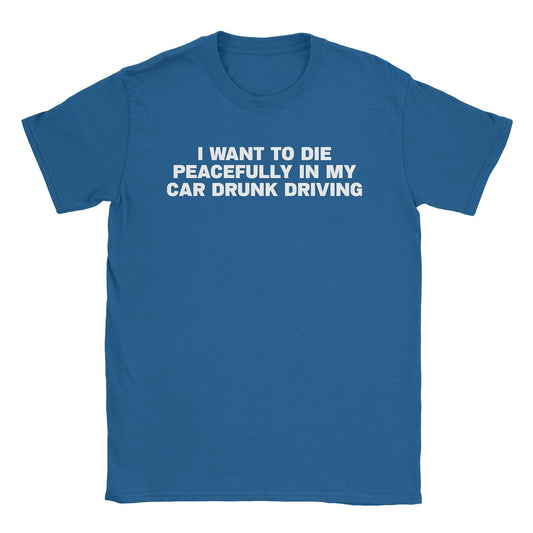 A-or-B-Tees T-Shirt Royal / S Peaceful Death T-Shirt