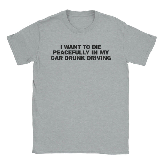 A-or-B-Tees T-Shirt Sport Grey / S Peaceful Death T-Shirt