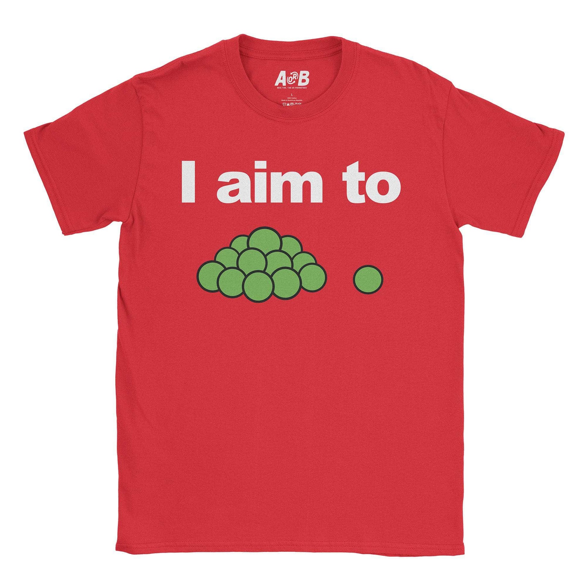 A-or-B-Tees T-Shirt Red / S Peas T-Shirt