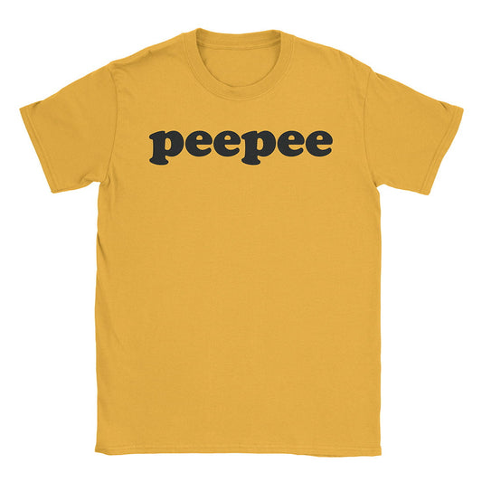 A-or-B-Tees T-Shirt Gold / S Peepee T-Shirt