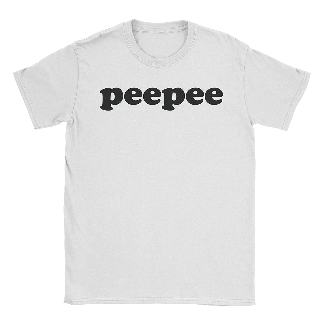 A-or-B-Tees T-Shirt White / S Peepee T-Shirt