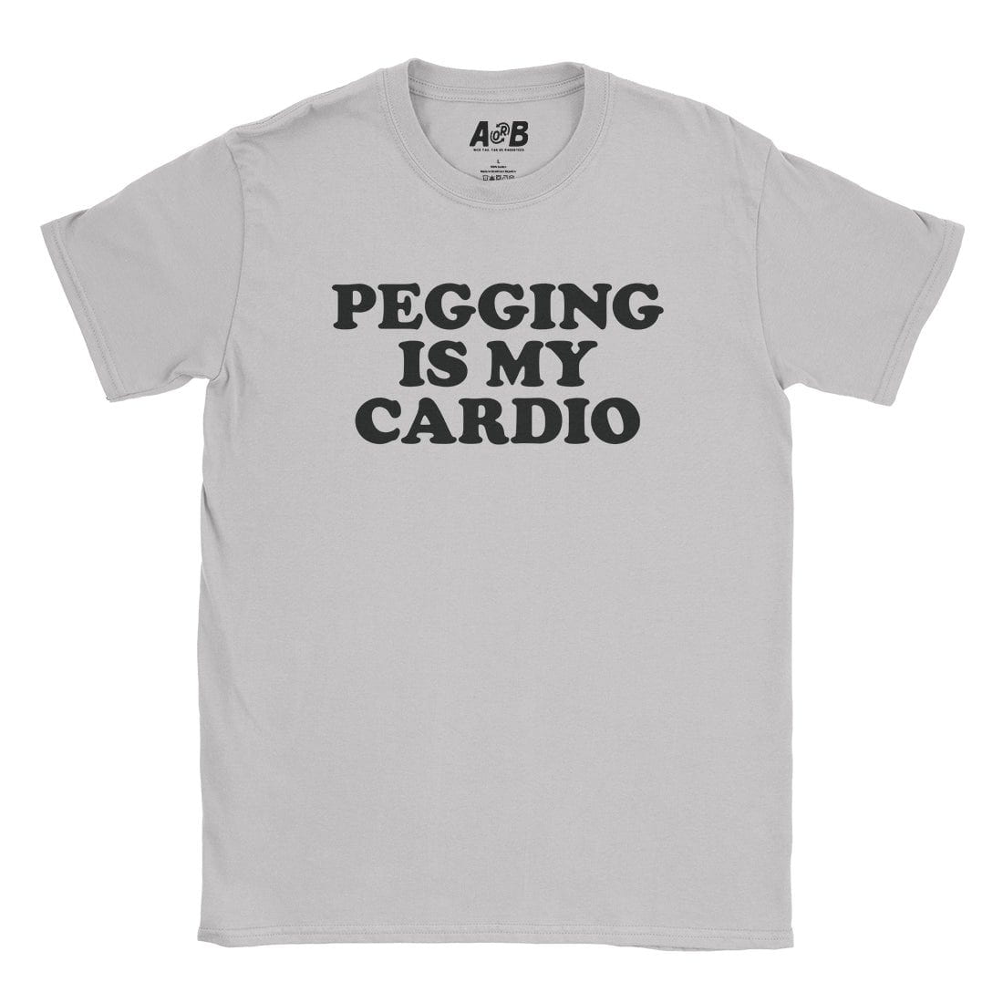 A-or-B-Tees T-Shirt Ice Grey / S Pegging T-Shirt