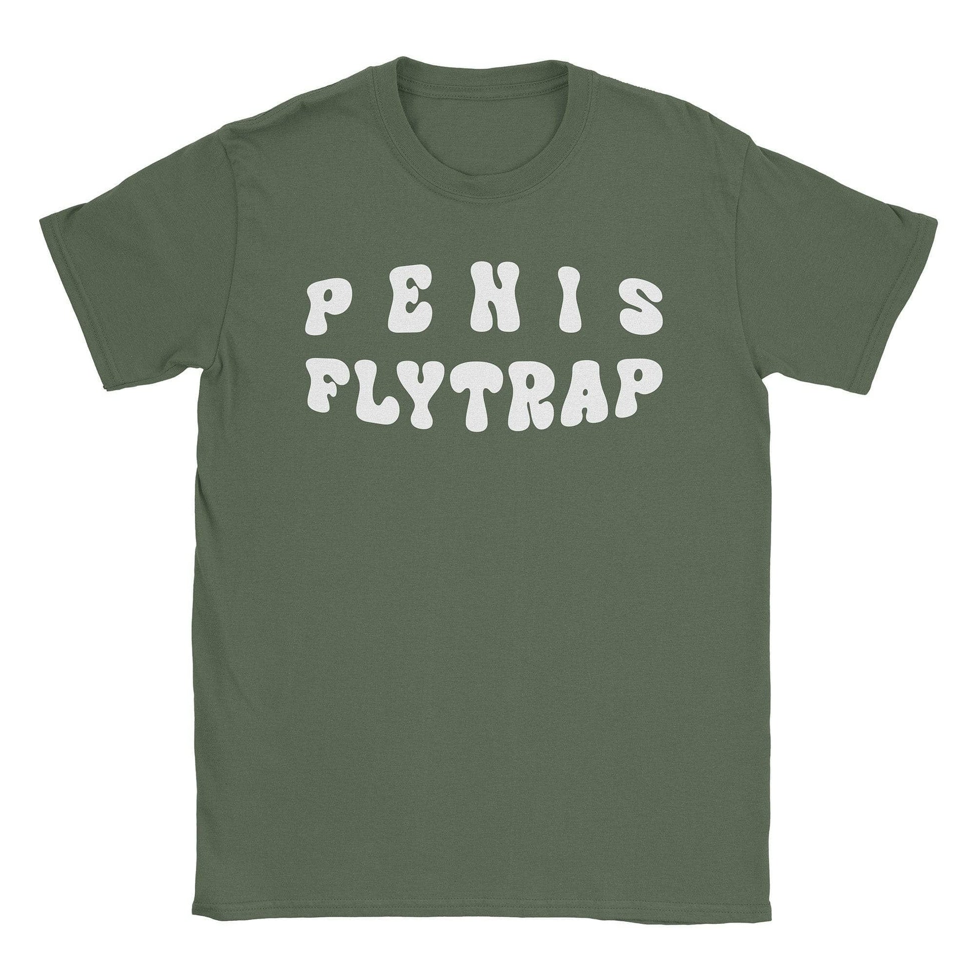A-or-B-Tees T-Shirt Military Green / S Penis Flytrap T-Shirt