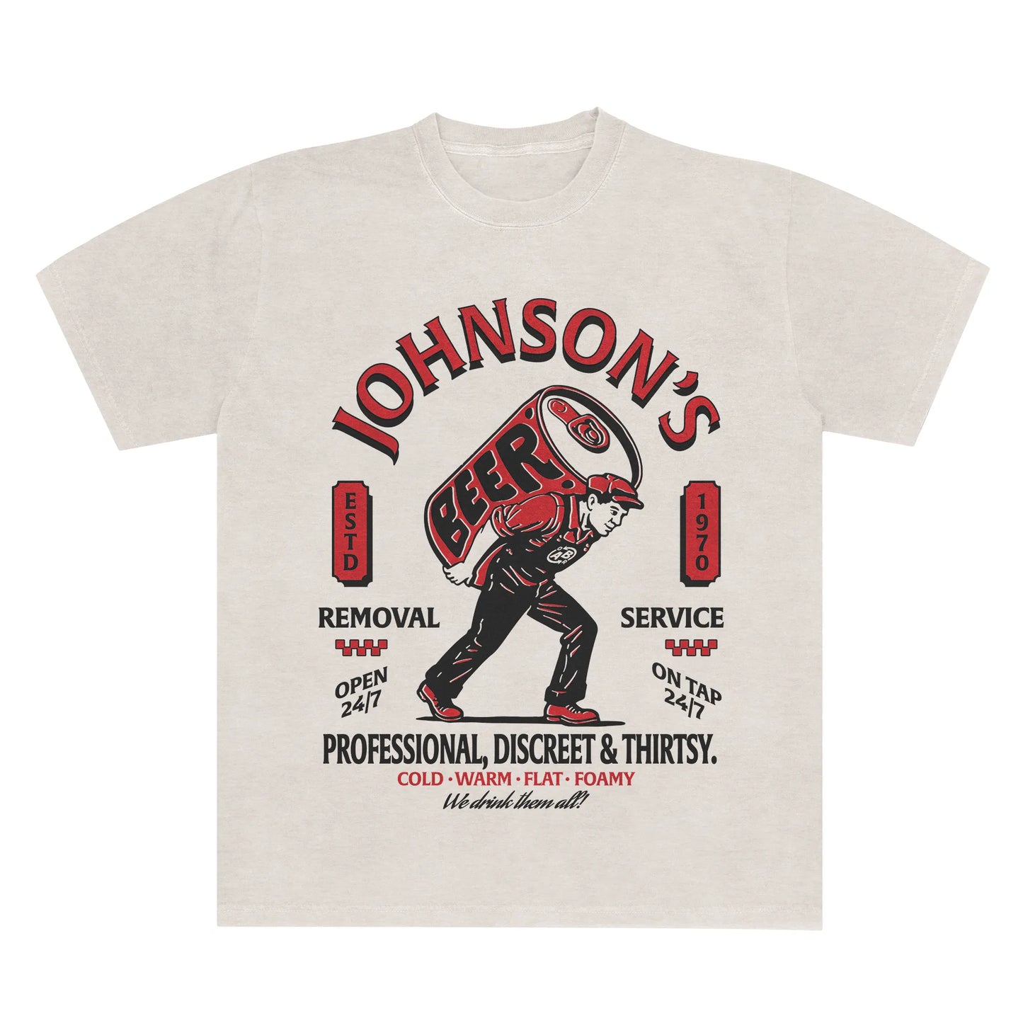 A-or-B-Tees T-Shirt Ivory / S *Personalized* Beer Removal Comfort Colors T-shirt