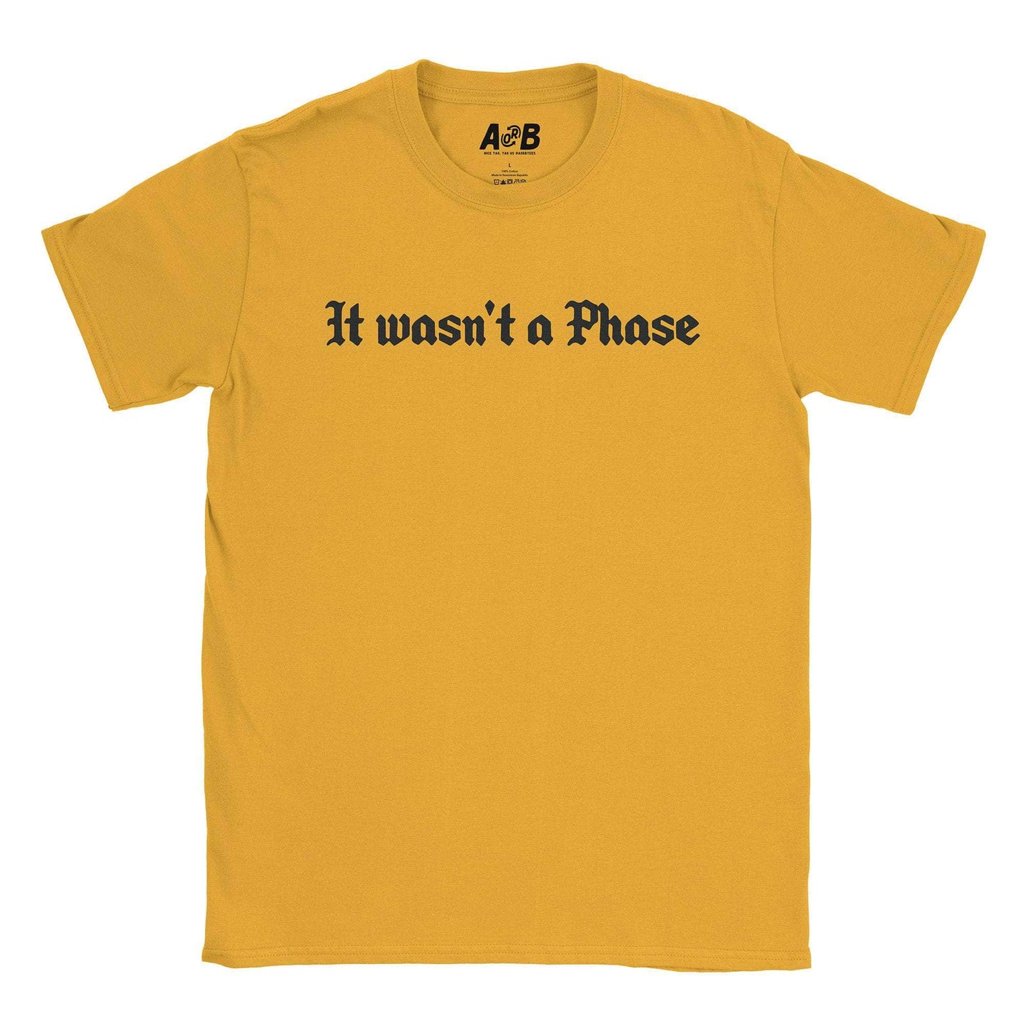 A-or-B-Tees T-Shirt Gold / S Phase T-Shirt