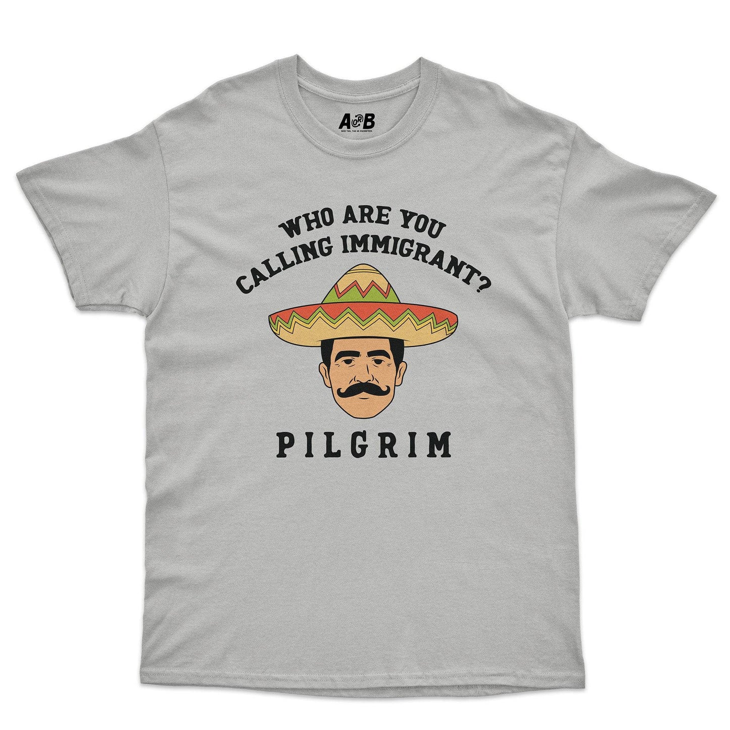 A-or-B-Tees T-Shirt Ice Grey / S Pilgrim T-Shirt