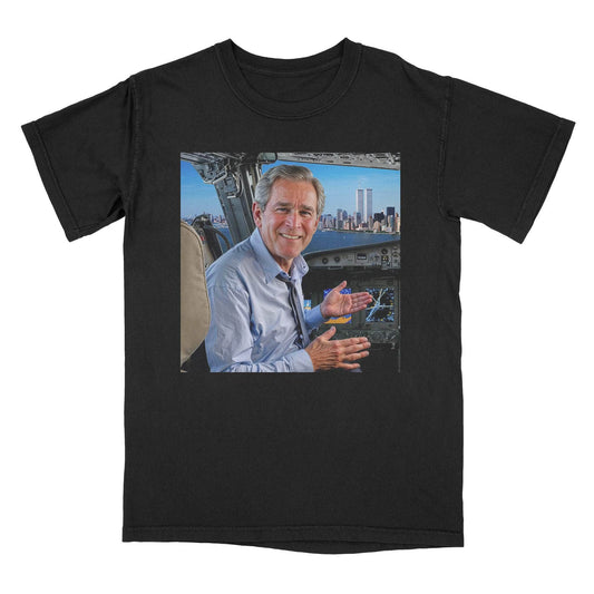A-or-B-Tees T-Shirt Black / S Pilot Bush T-Shirt