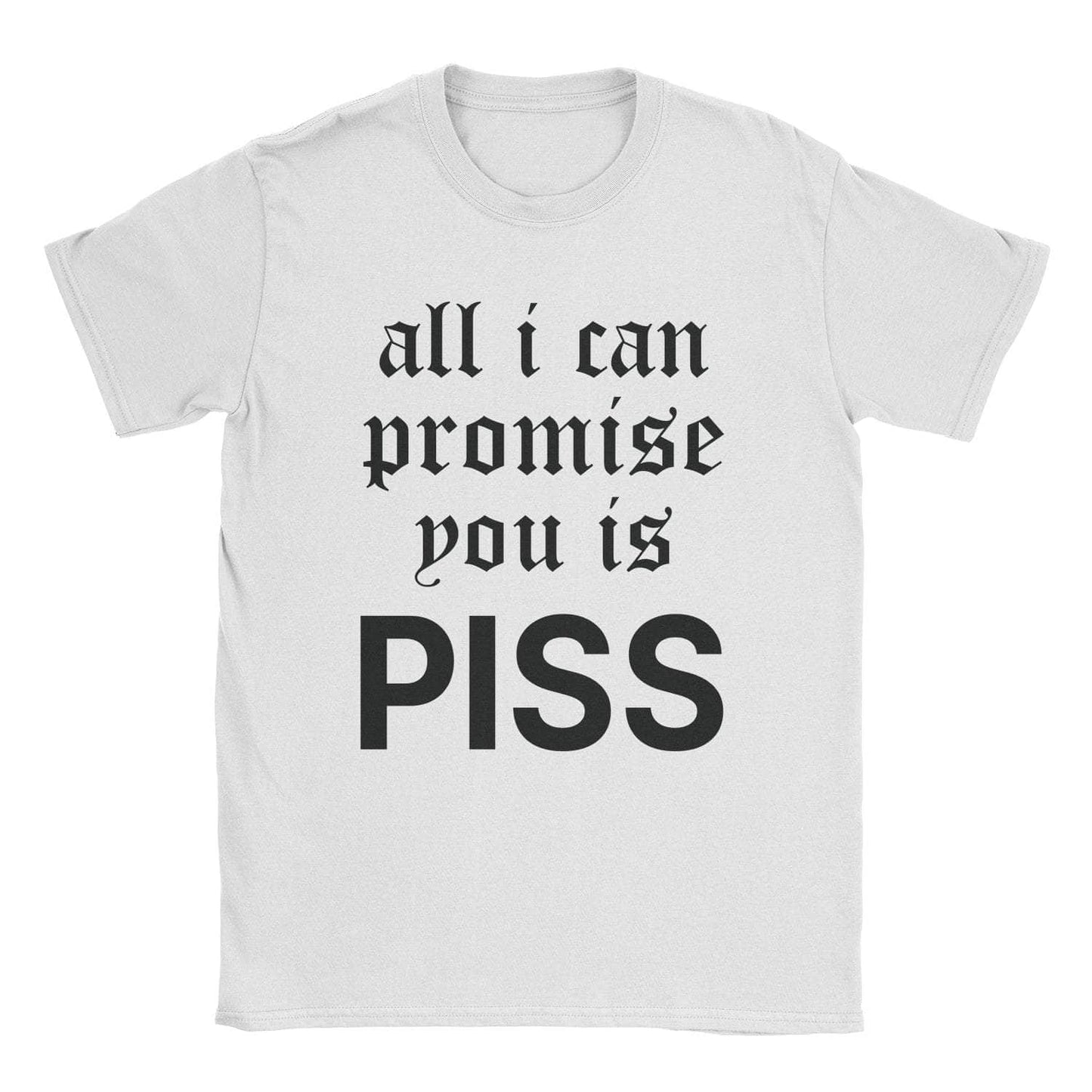 A-or-B-Tees T-Shirt White / S Piss Promise T-Shirt