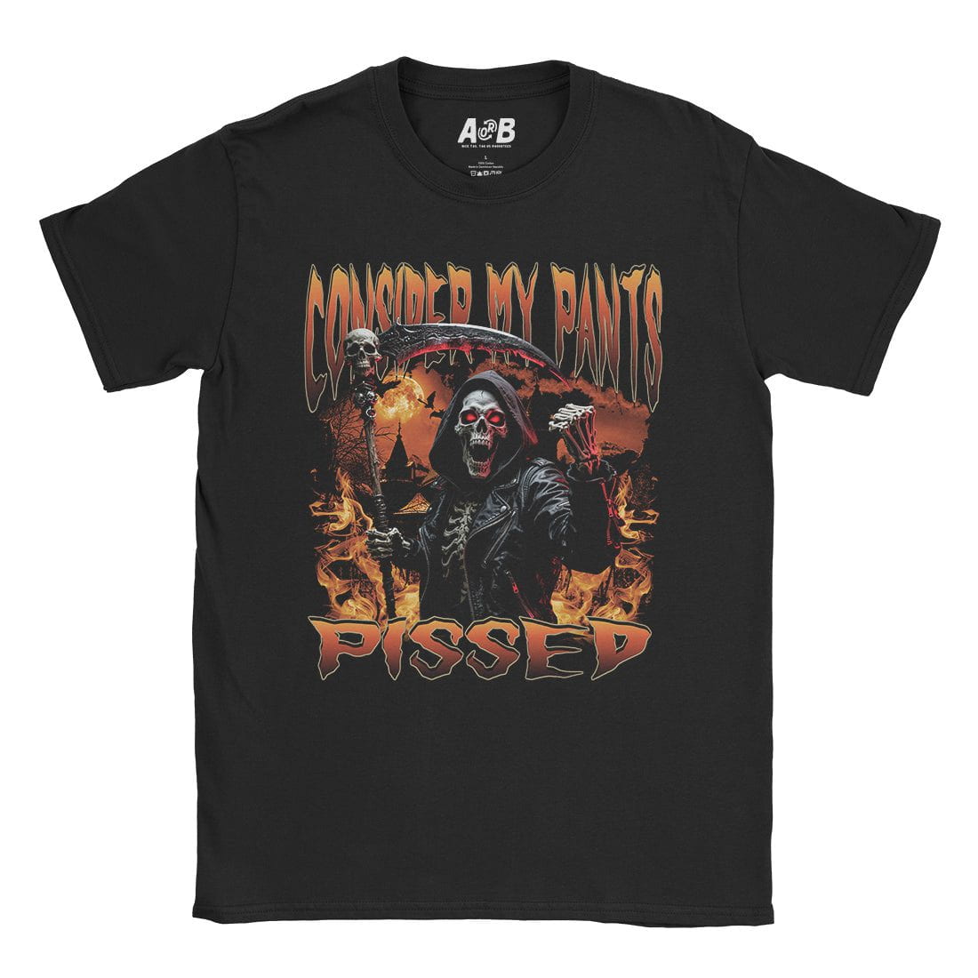 A-or-B-Tees T-Shirt Black / S Pissed Pants T-Shirt