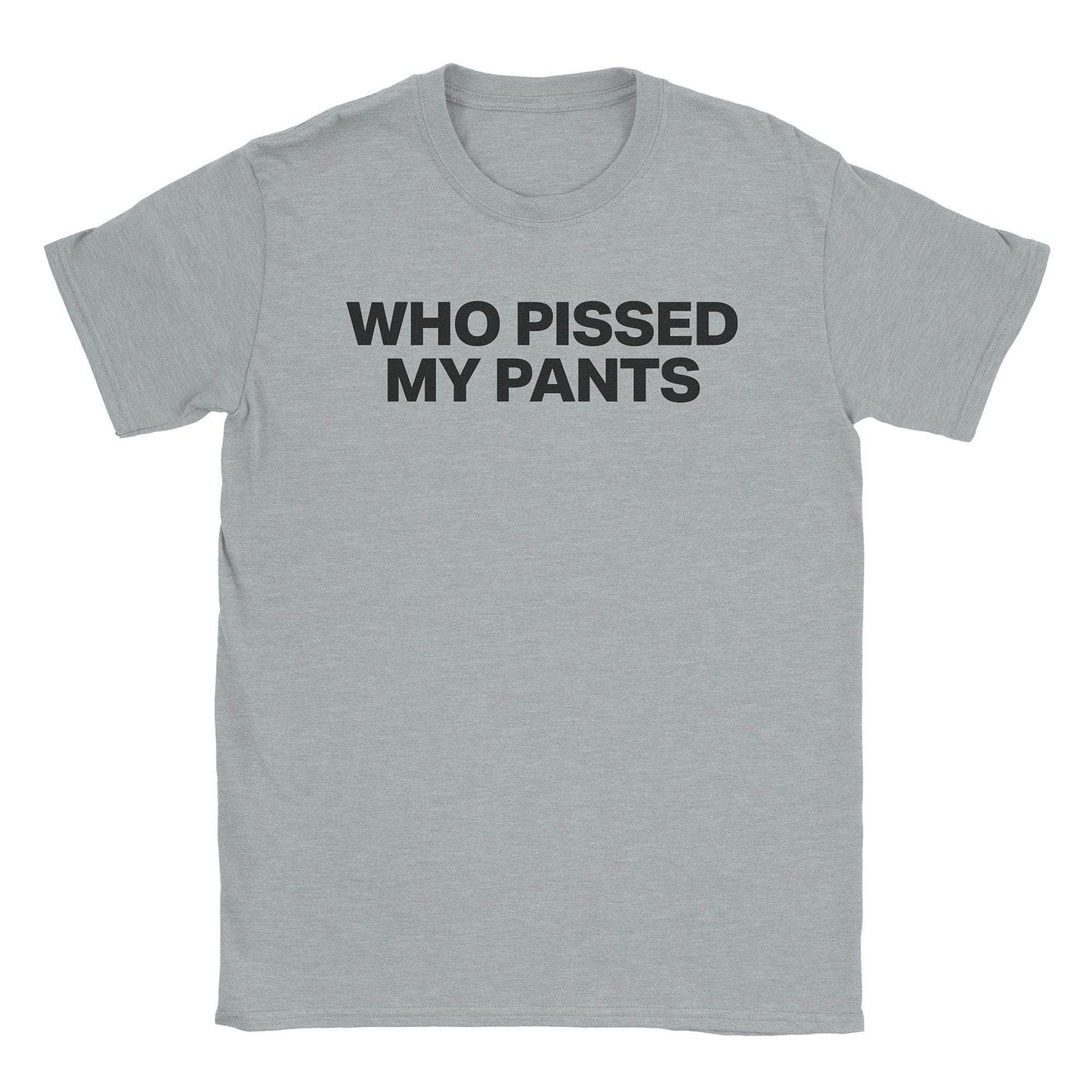 A-or-B-Tees T-Shirt Sport Grey / S Pissed Pants T-Shirt