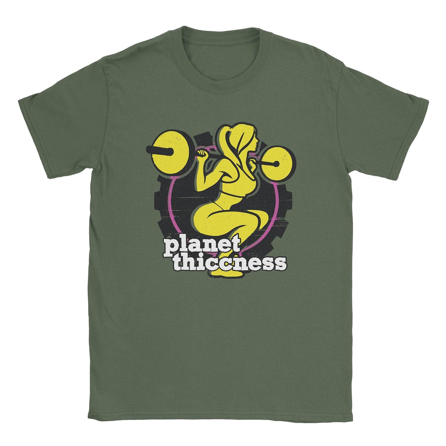 A-or-B-Tees T-Shirt Military Green / S Planet Thiccness T-Shirt