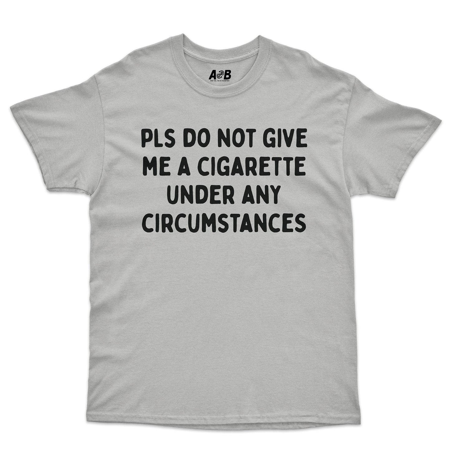 A-or-B-Tees T-Shirt Ice Grey / S Please Don't T-Shirt