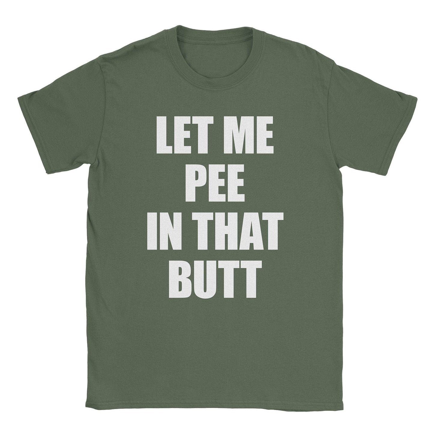 A-or-B-Tees T-Shirt Military Green / S Please Let Me T-Shirt