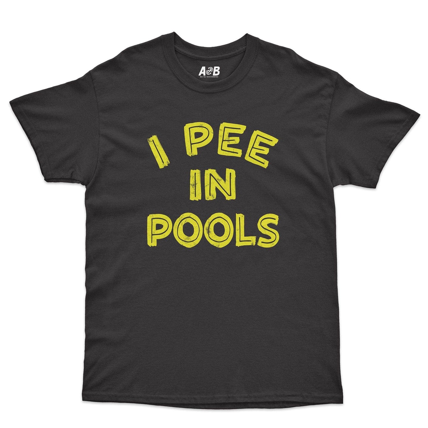 A-or-B-Tees T-Shirt Black / S Pool Pee T-Shirt