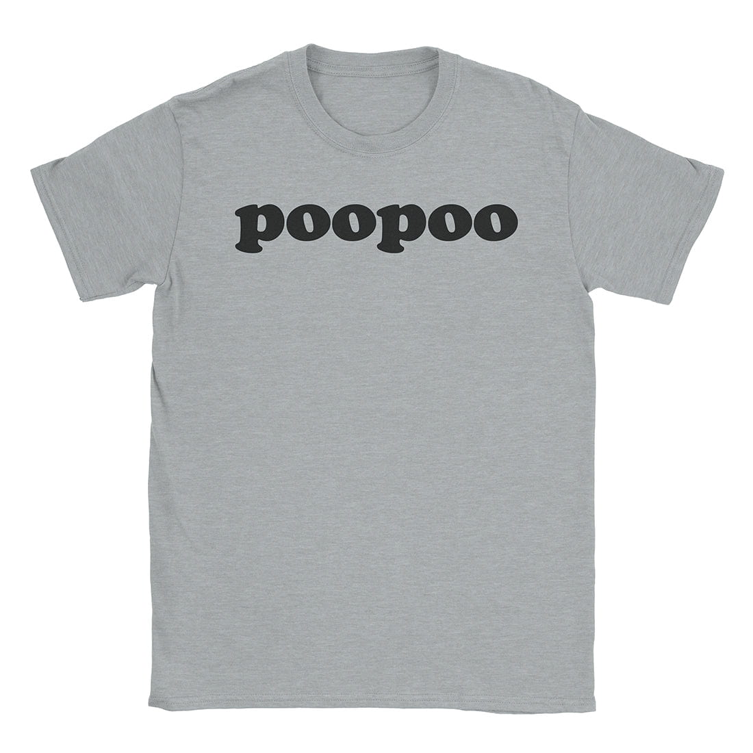 A-or-B-Tees T-Shirt Sport Grey / S Poopoo T-Shirt