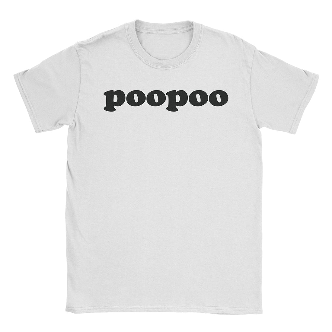 A-or-B-Tees T-Shirt White / S Poopoo T-Shirt