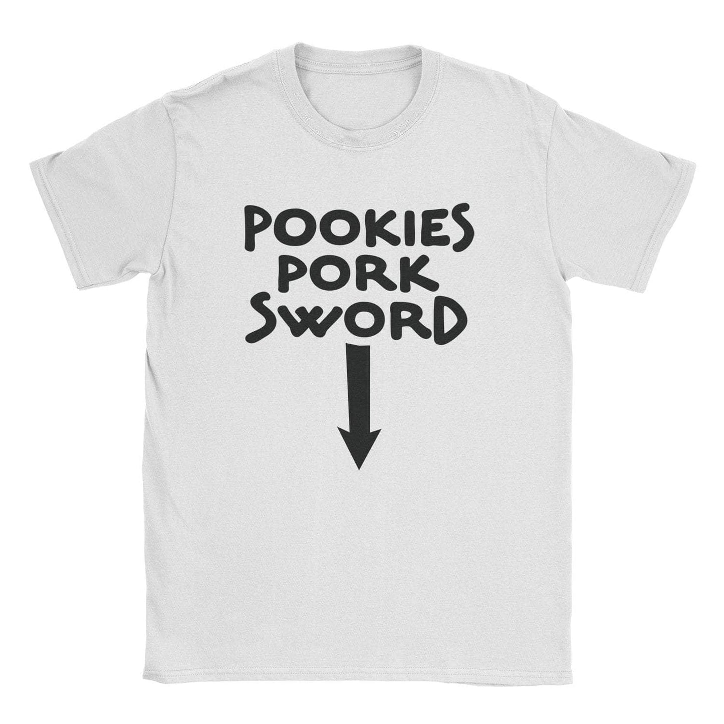 A-or-B-Tees T-Shirt White / S Pork Sword T-Shirt