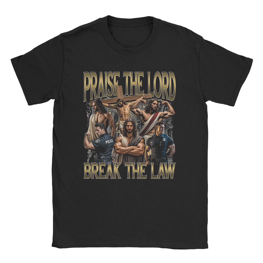 A-or-B-Tees T-Shirt Black / S Praise The Lord T-Shirt