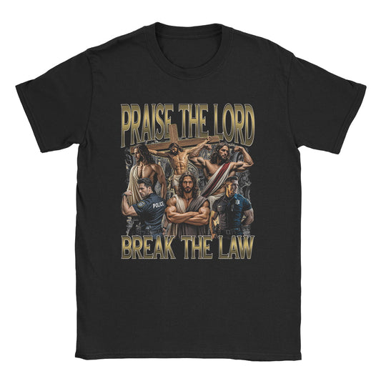 A-or-B-Tees T-Shirt Black / S Praise The Lord T-Shirt