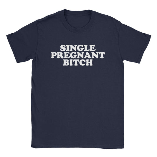 A-or-B-Tees T-Shirt Navy / S Pregnant Bitch T-Shirt