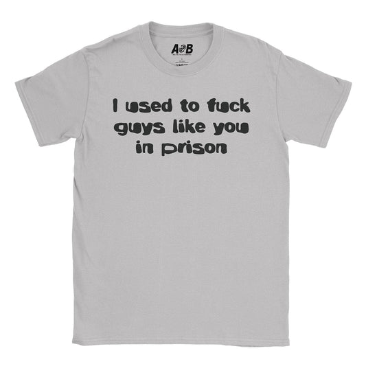 A-or-B-Tees T-Shirt Ice Grey / S Prison T-Shirt