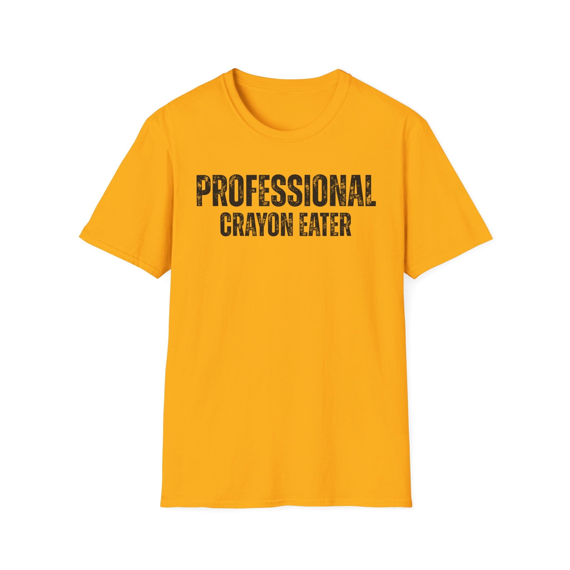 A-or-B-Tees T-Shirt Professional Crayon Eater Shirt – Funny T-Shirt for Sarcastic Chaos Enjoyers
