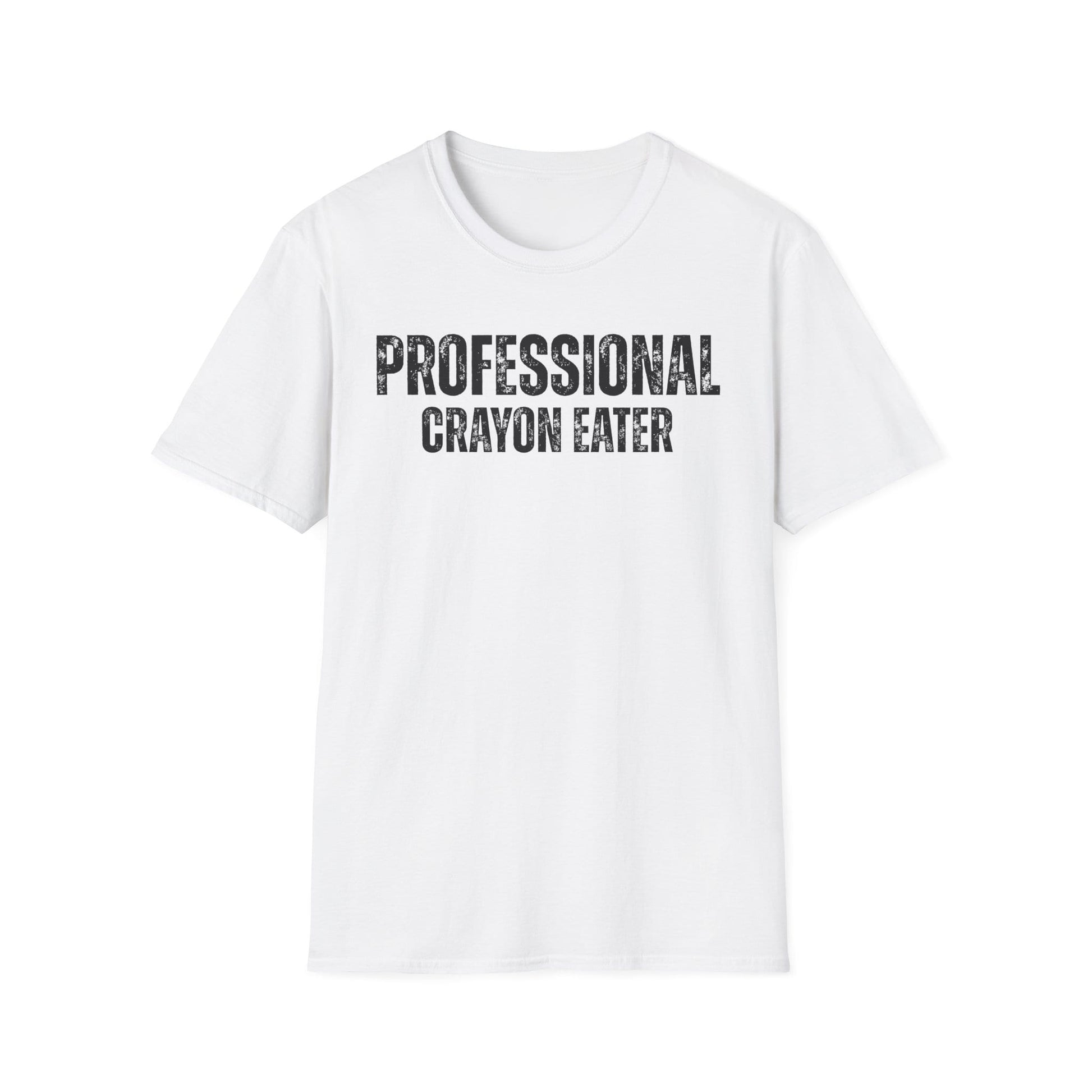A-or-B-Tees T-Shirt Professional Crayon Eater Shirt – Funny T-Shirt for Sarcastic Chaos Enjoyers