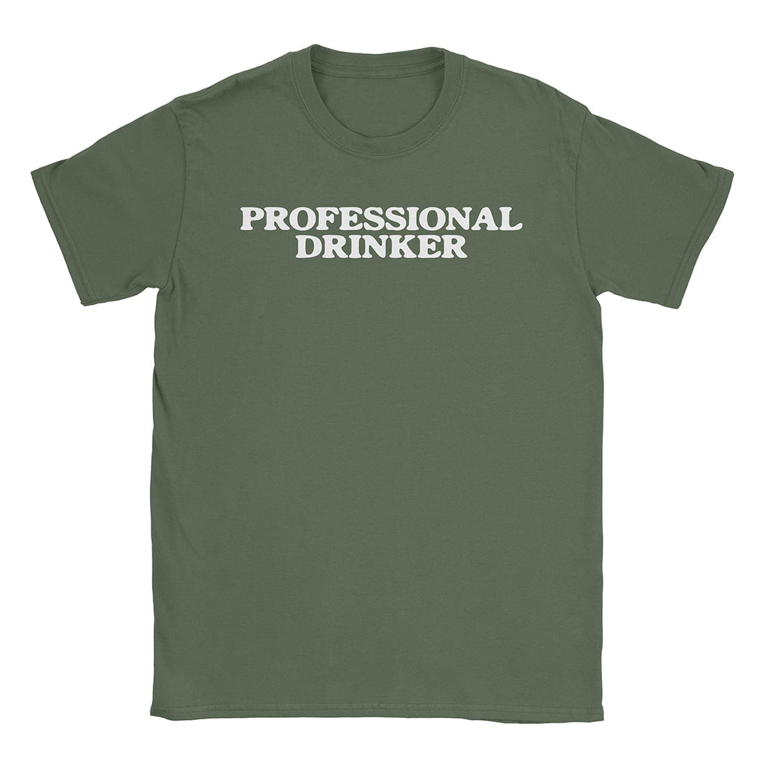 A-or-B-Tees T-Shirt Military Green / S Professional Drinker T-Shirt