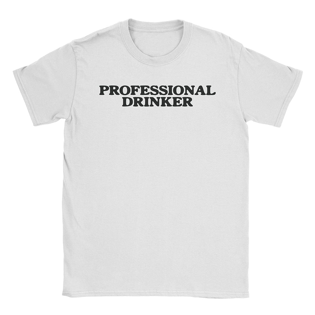 A-or-B-Tees T-Shirt White / S Professional Drinker T-Shirt