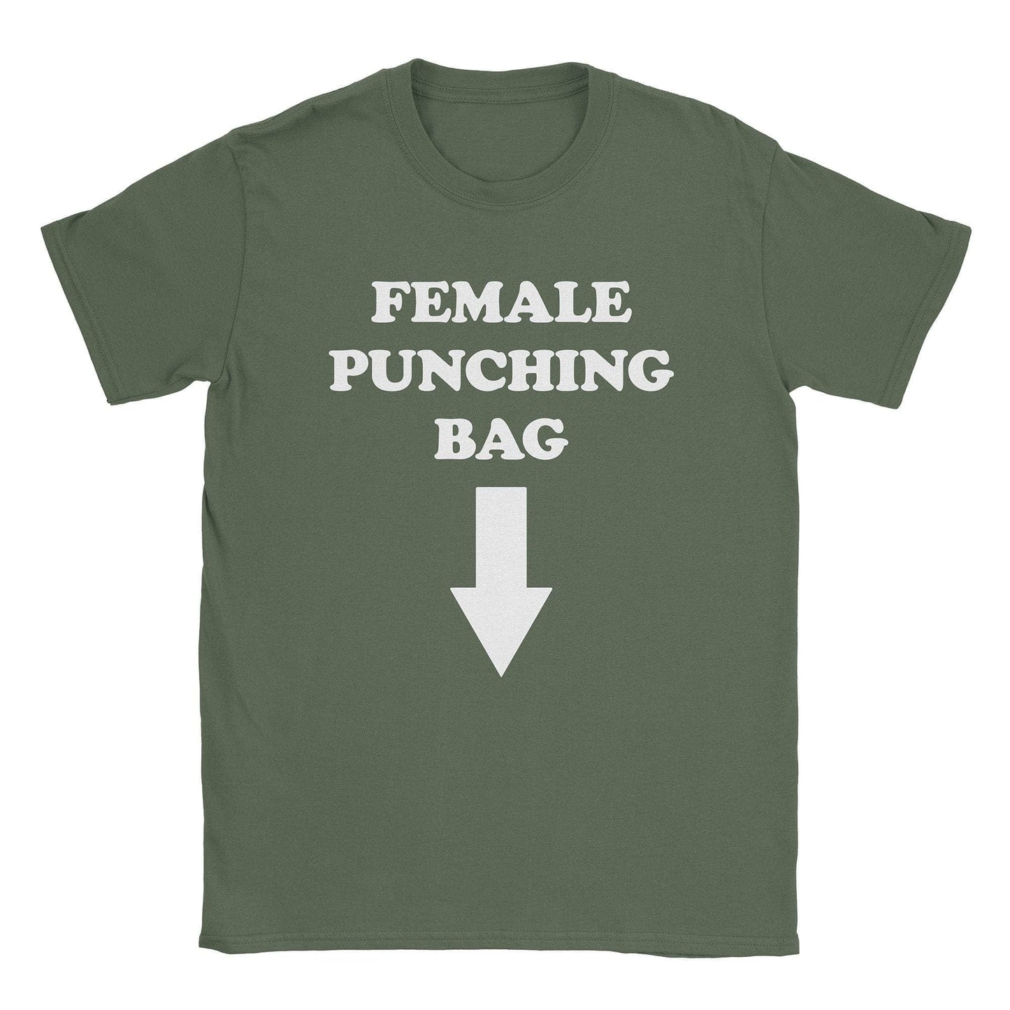 A-or-B-Tees T-Shirt Military Green / S Punching Bag T-Shirt