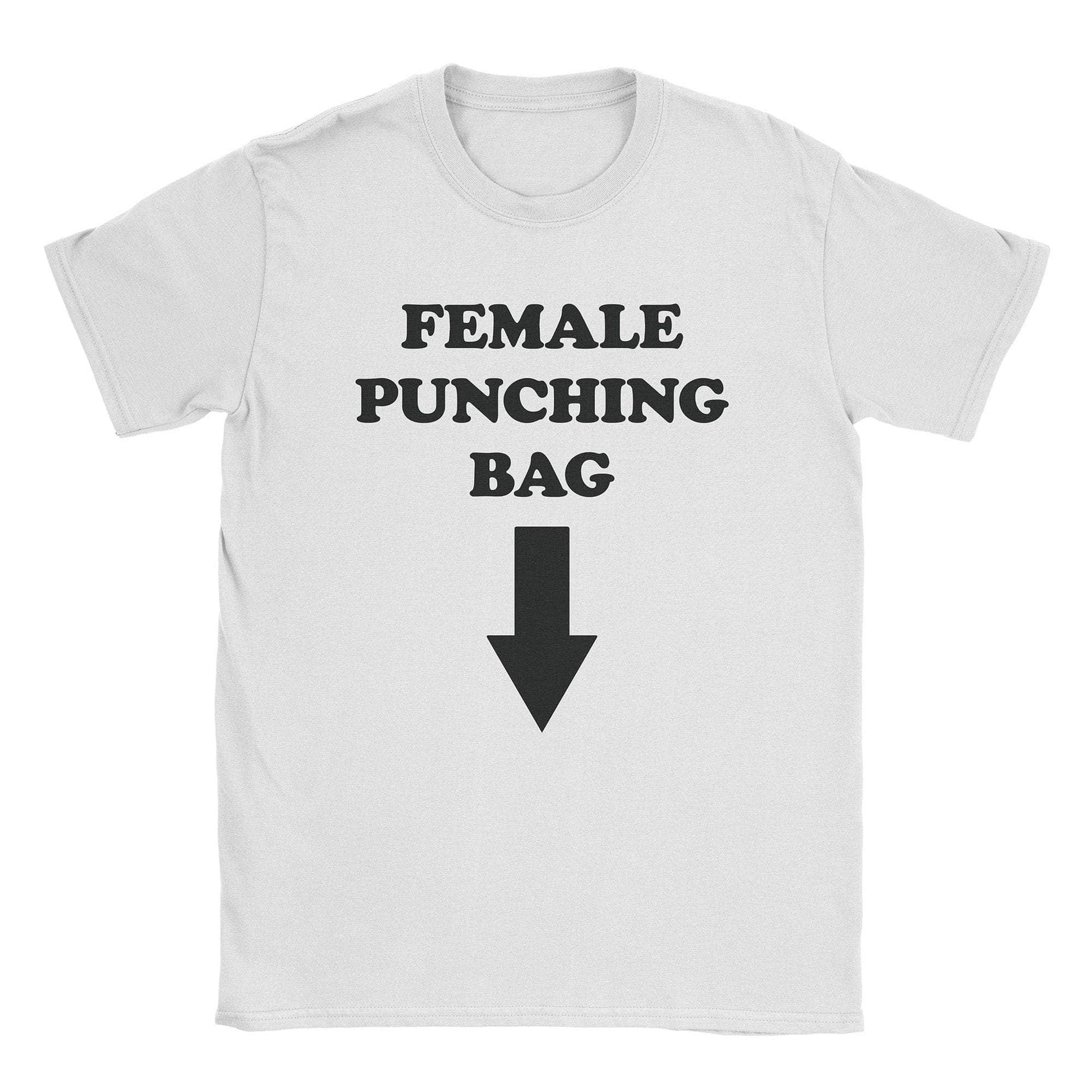 A-or-B-Tees T-Shirt White / S Punching Bag T-Shirt