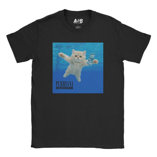 A-or-B-Tees T-Shirt Black / S Purrvana T-Shirt