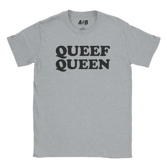 A-or-B-Tees T-Shirt Sport Grey / S Queef Queen T-Shirt