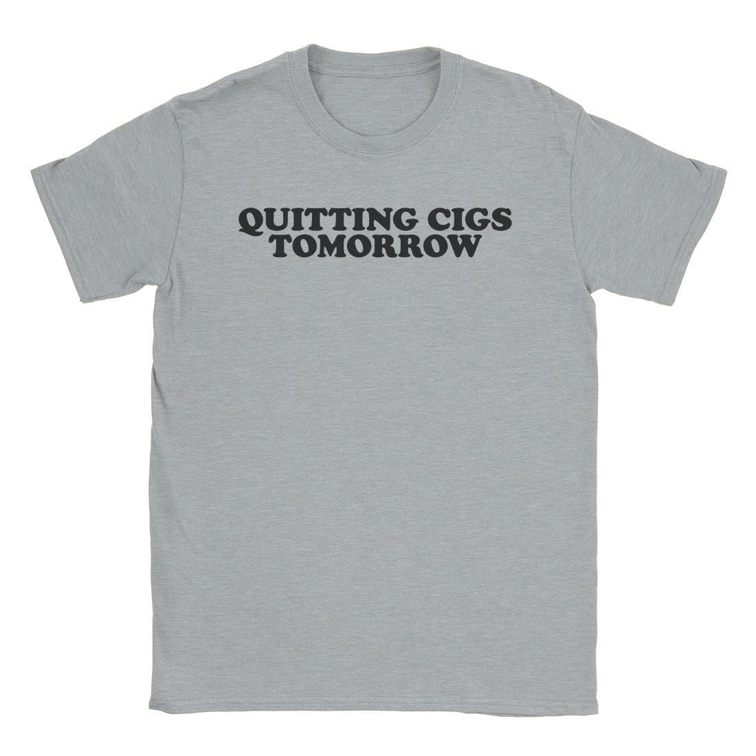 A-or-B-Tees T-Shirt Sport Grey / S Quitting Cigs T-Shirt